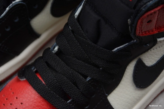 OG High "Bred Retro Jordan Air Kids 555088 Toe" 1 610 1203